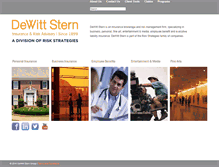 Tablet Screenshot of dewittstern.com